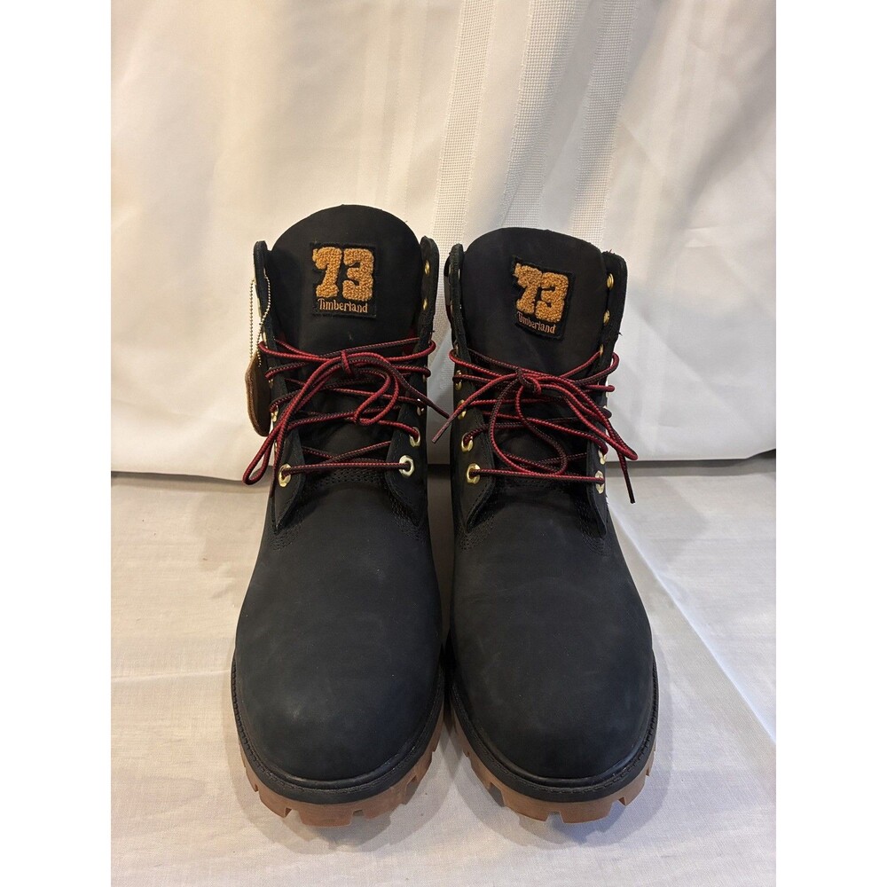 MEN'S TIMBERLAND HERITAGE WATERPROOF BOOTS SIZE Black & NUBUCK SZ-9